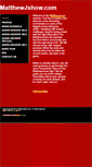 Mobile Screenshot of matthewjshow.com